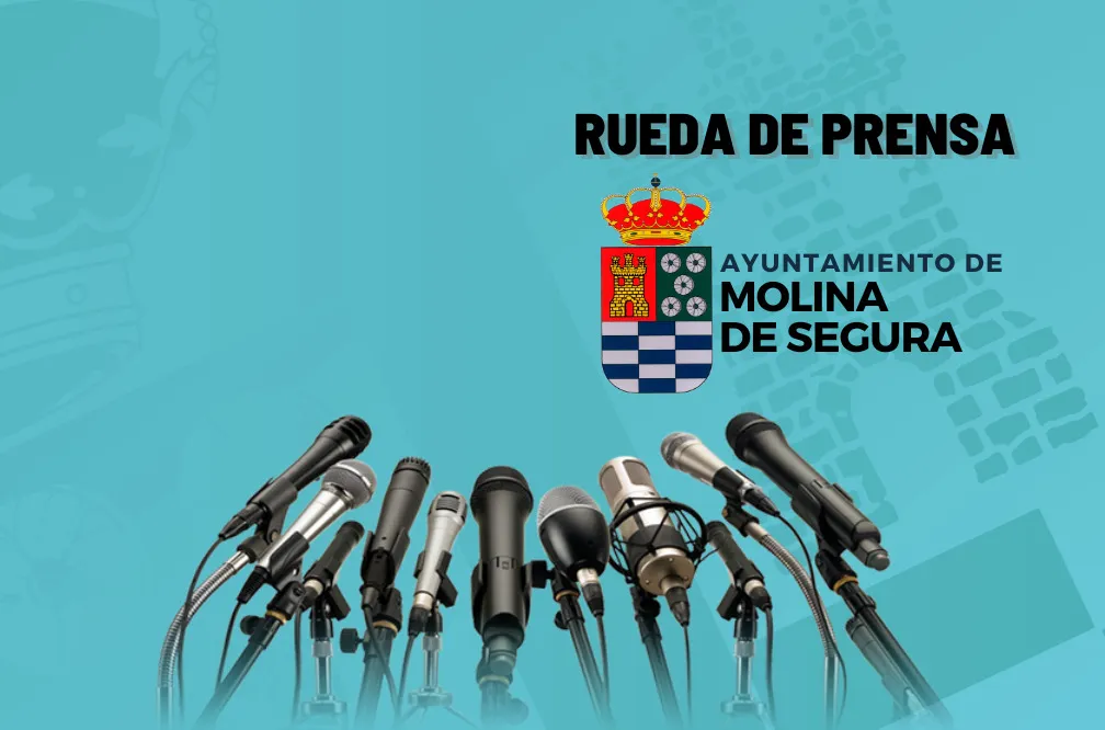 Rueda de prensa de presentación de la Feria del Libro de Molina de Segura