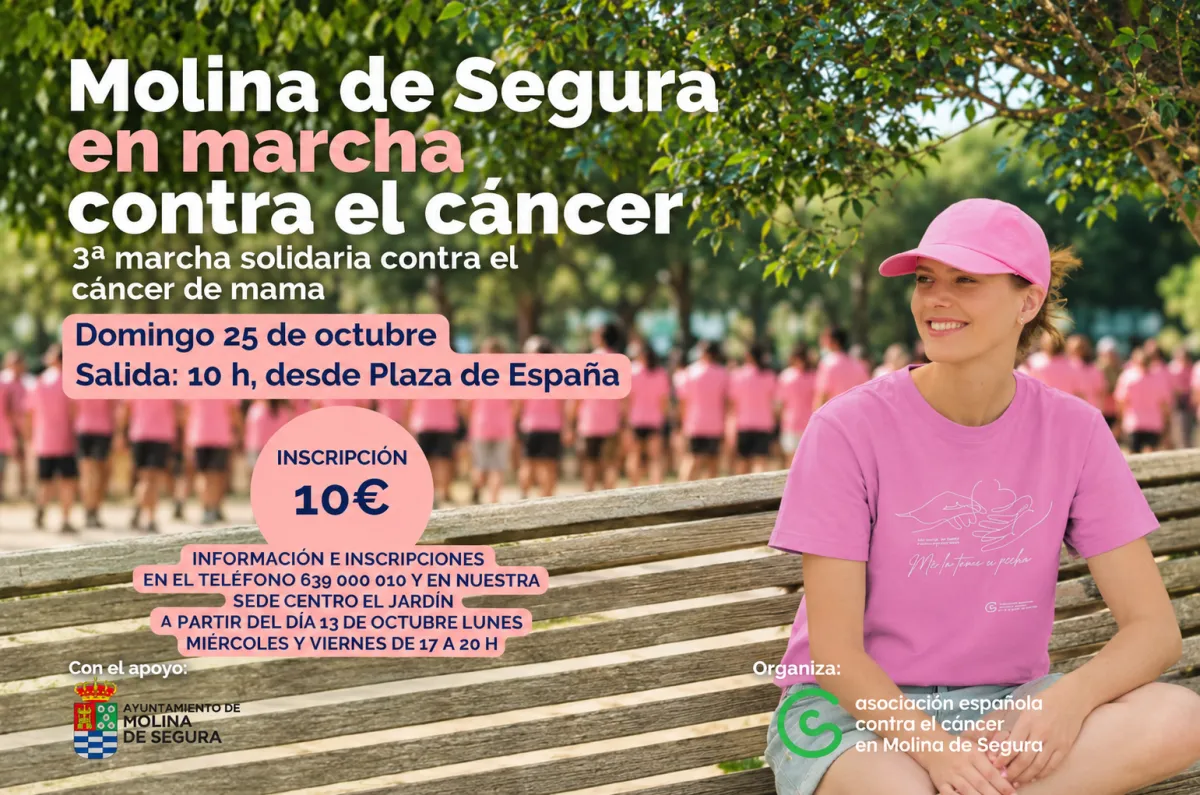 III marcha solidaria contra el cáncer de mama