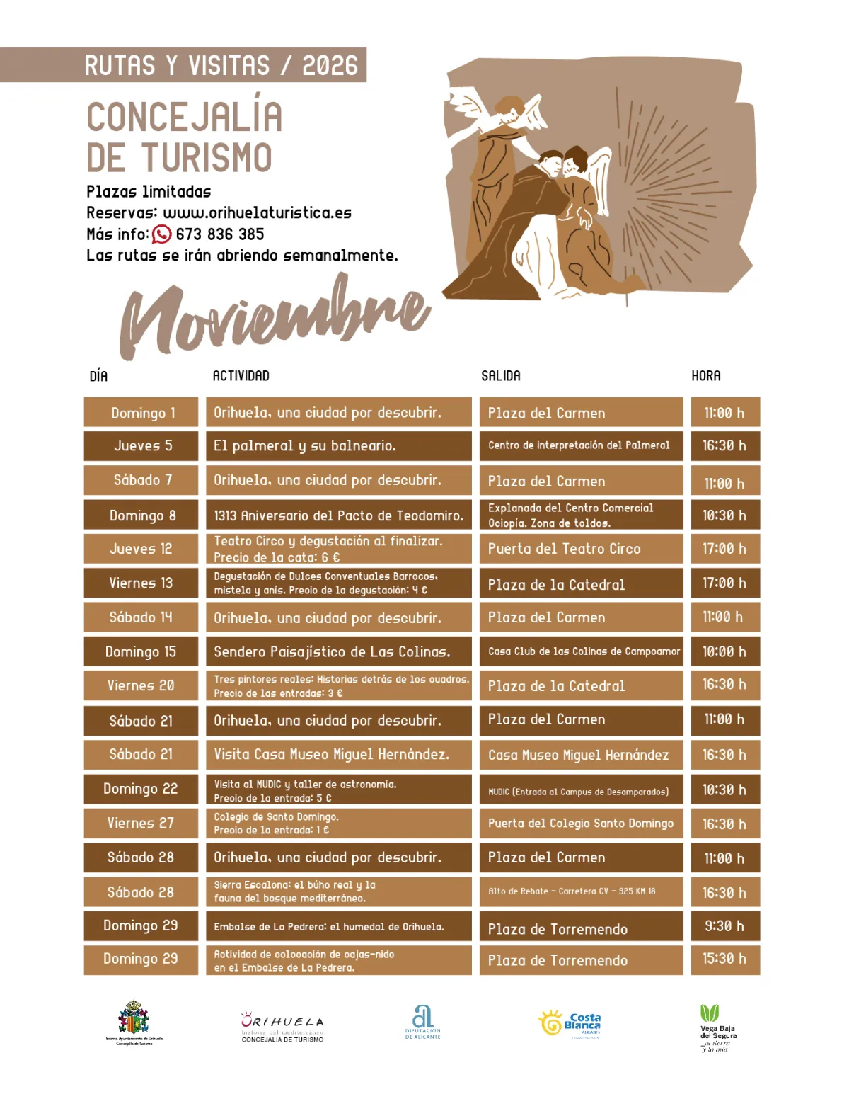 Rutas Turísticas Noviembre